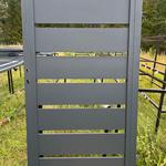 Furtka palisadowa MAGNUS 1000x1700 kolor antracyt RAL 7016
