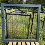 Furtka panelowa 2D 900x1000 kolor antracyt RAL 7016